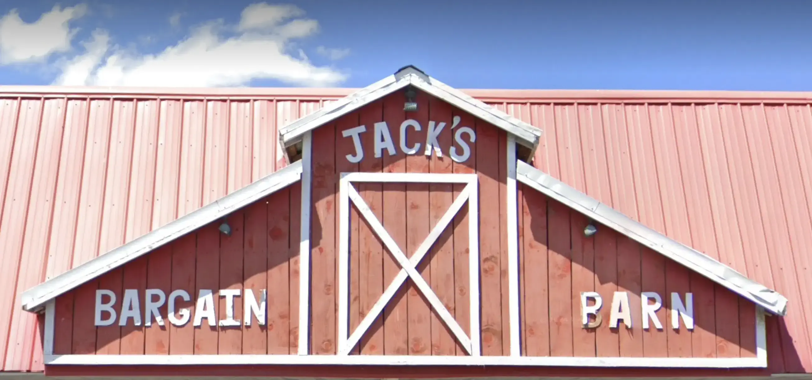 Jack's Bargain Barn storefront